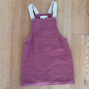 Greige 3T rose jumper dress VGUC